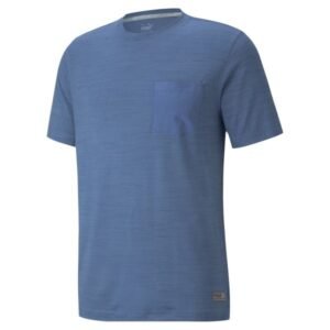 EGW Cloudspun Pushcart Pocket Tee - Federal Blue Heather